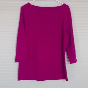 Saint John bay petite extra large top fuchsia
